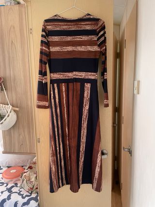 Vestido de punto rayas