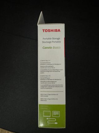 Disco Duro Externo Toshiba Canvio Basics 4TB