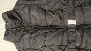 Chaqueta acolchada negra mujer