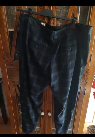 Pantalón cuadros M&S Talla 52 con etiquetas