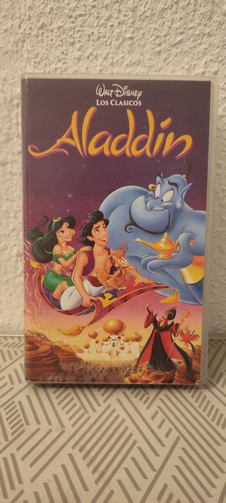 VHS Aladdin Los Clásicos Disney Español