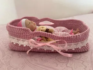 Cuna artesanal para Reborn