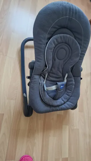 Hamaca Chicco Hoopla Bebé Gris Oscuro