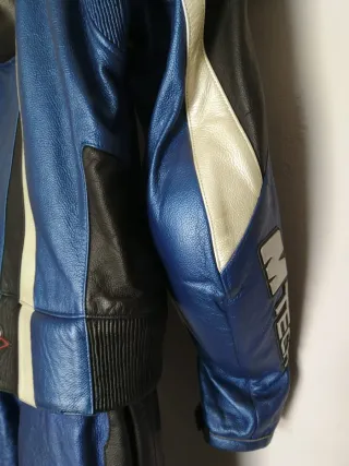 Mono de moto MTECH azul y negro