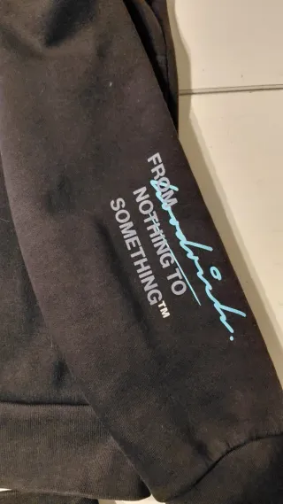 Tuta Hoodrich nera e multicolor pantalone L felpaM