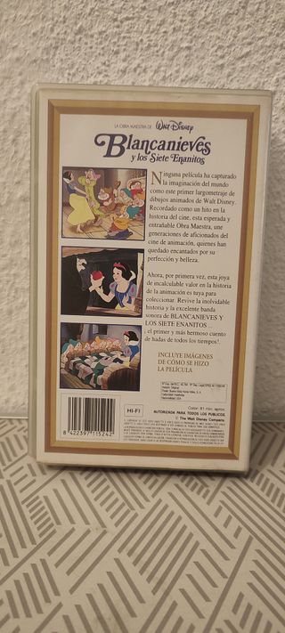 VHS Blancanieves y los Siete Enanitos
