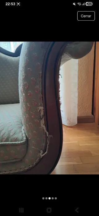 Sofá Vintage Estilo Luis XVI