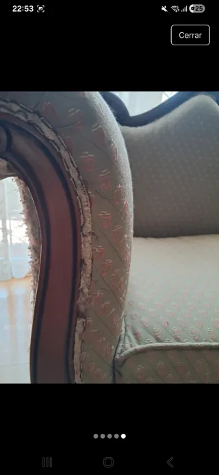 Sofá Vintage Estilo Luis XVI