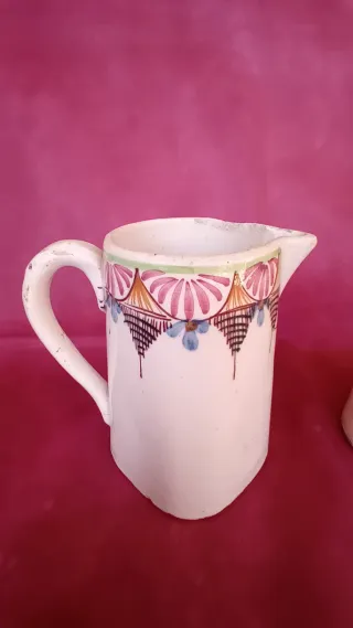 2 Jarras Manises Vintage Pintada a mano