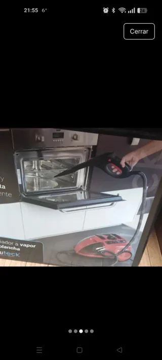 Vaporeta con plancha Newteck