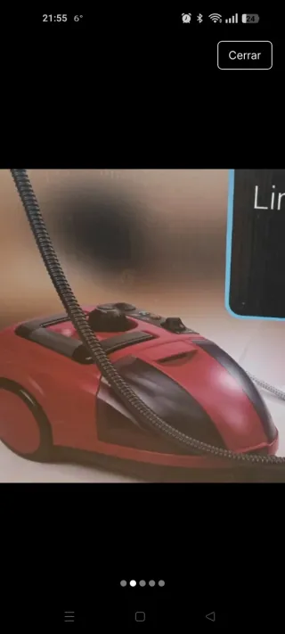 Vaporeta con plancha Newteck