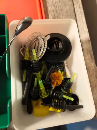 Set Attrezzatura Barman: Tappetini e Bicchieri