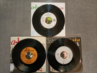 A-ha: lote de 7 discos single vinilo