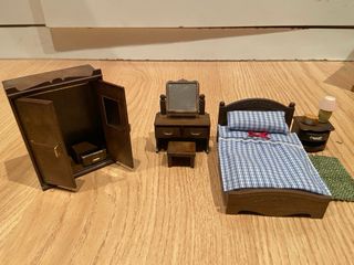 Casa Sylvanian Families con Gatos y Mobiliario