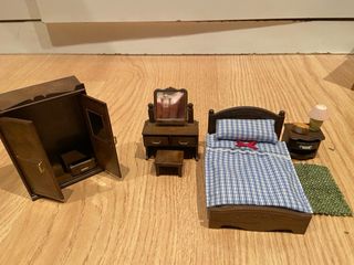 Casa Sylvanian Families con Gatos y Mobiliario