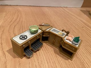 Casa Sylvanian Families con Gatos y Mobiliario