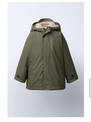 Chaqueta Zara Kids Verde con Forro