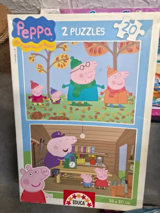 Puzzle Peppa Pig 2 Puzzles Educa 20 Piezas