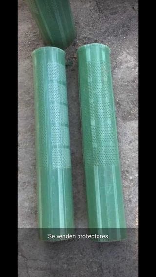 Protectores de viña verdes