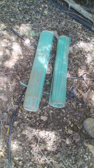 Protectores de viña verdes