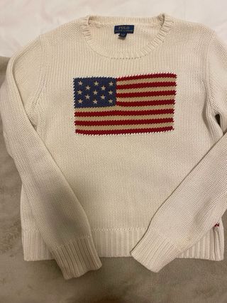 Jersey niña Polo Ralph Lauren bandera USA XL