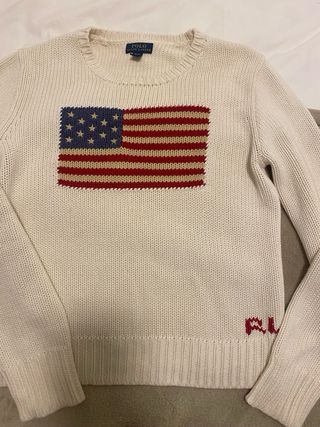 Jersey niña Polo Ralph Lauren bandera USA XL