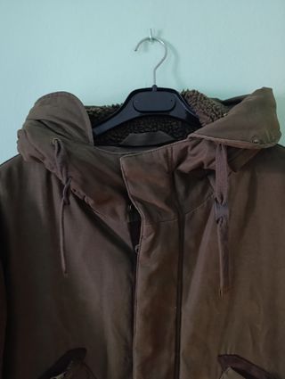 Abrigo verde Mango - talla XXL