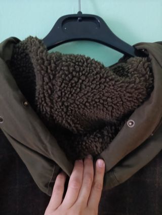 Abrigo verde Mango - talla XXL