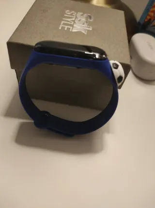 Reloj infantil azul con balón de fútbol