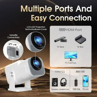 Proyector Gaimo 4K Android Blanco Nuevo