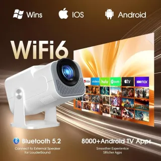 Proyector Gaimo 4K Android Blanco Nuevo