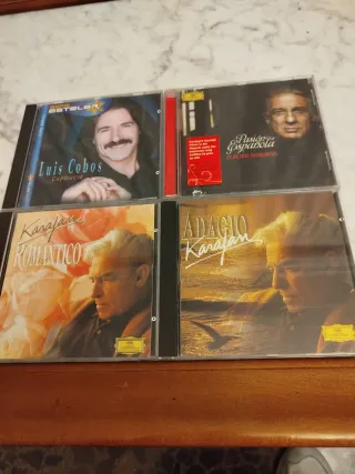 Lote 4 CD di Musica Classica: Cobos, Domingo, Karajan