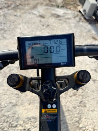 Bicicleta Eléctrica Fat Bike Negra