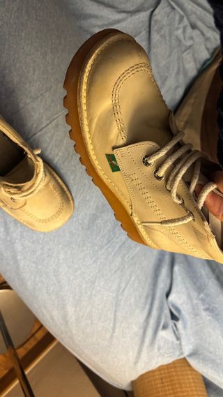 Botines Broker's Beige Talla 39 Piel