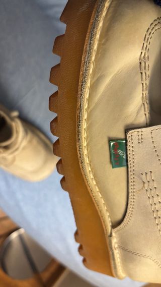 Botines Broker's Beige Talla 39 Piel