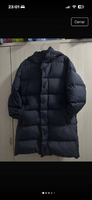 Abrigo Massimo Dutti Negro