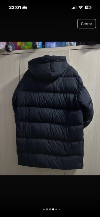 Abrigo Massimo Dutti Negro