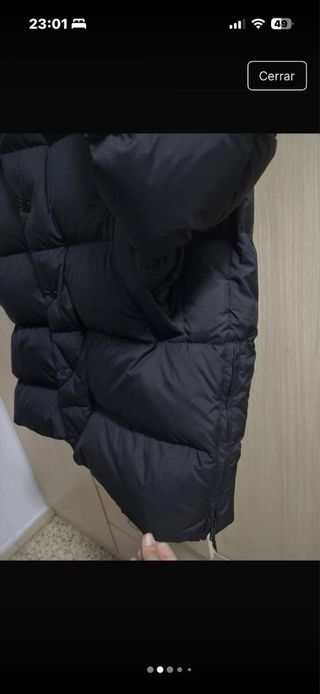 Abrigo Massimo Dutti Negro