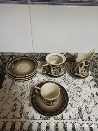 Juego de café de cerámica