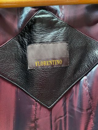 Abrigo de piel negro para hombre