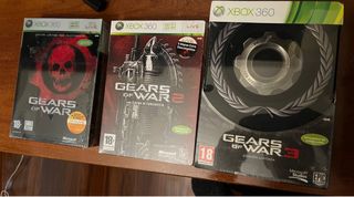 Lote Trilogia Gears of War Collezionista Xbox 360