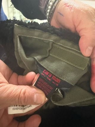 Giubbotto Zara Uomo Nero