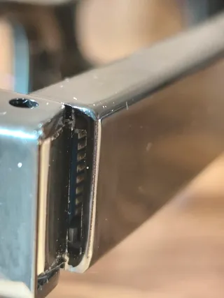 Occhiali neri con telecamera