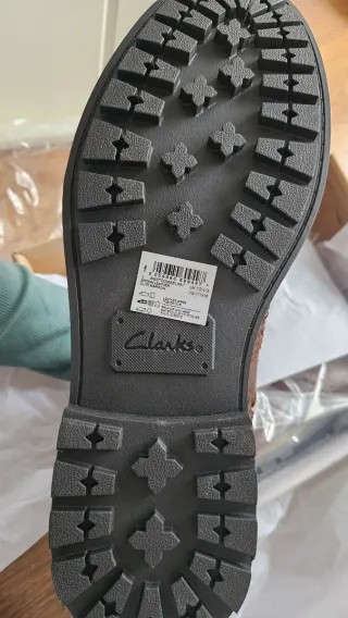 Botines de piel Clarks marrones