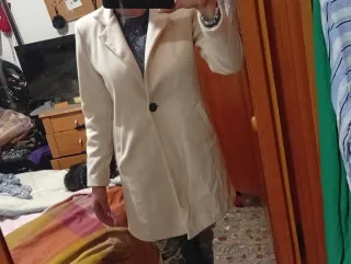 Chaqueta blanca elegante M