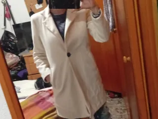 Chaqueta blanca elegante M