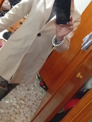 Chaqueta blanca elegante M
