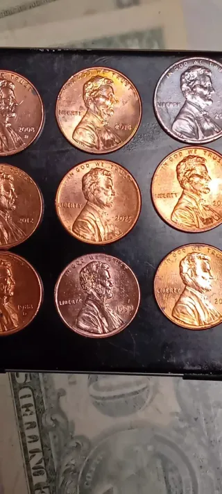 Monedas de Abraham Lincoln - Colección Centavos