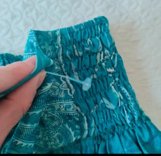 Falda India Seda Talla Única Nueva. Regalo étnico