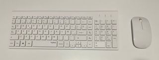 Teclado y Ratón Inalámbrico TopMate Blanco